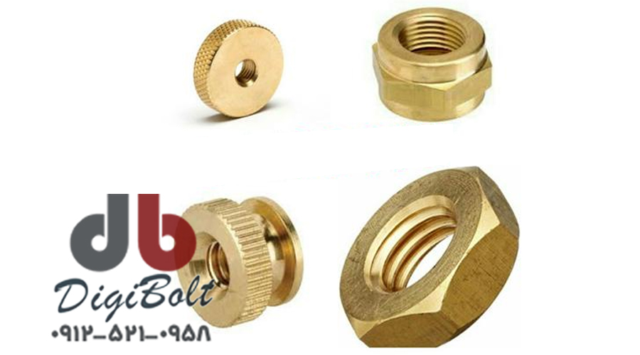 Types of grooved and ordinary threaded brass beads